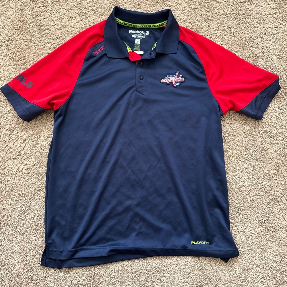 Reebok Playdry Washington Capitals Polo M